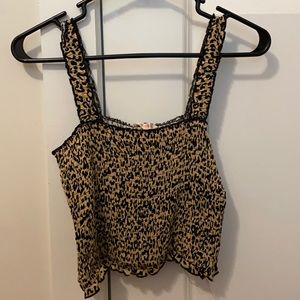 Pacsun (Lottie Moss) cheetah print top